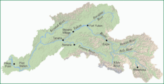 Einzugsgebiet des Yukon Rivers