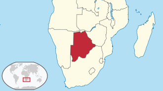 Botswana in its region.svg
