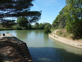 Canal de Jonction meets the Aude(Nancy).JPG