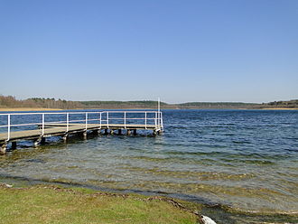 Großer Fürstenseer See vom Ortsrand in Fürstensee