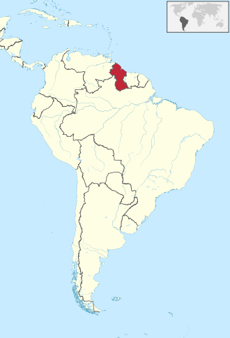 Guyana in South America.svg