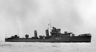 HMS Electra auf See