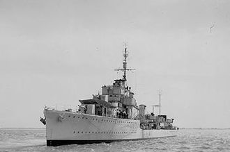 HMS Foresight auf See
