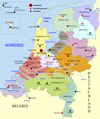 Karte der Provinzen (Niederlande).svg