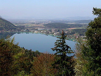 Blick vom Georgiberg (Sankt Kanzian am Klopeiner See)