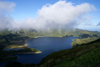 Lagoa do Fogo, Miradouro da Serra da Barrosa, Vila Franca do Campo, ilha de São Miguel, Açores.JPG