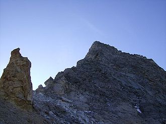 Rotenmann-Fels mit Totenkarspitze von Nordwesten