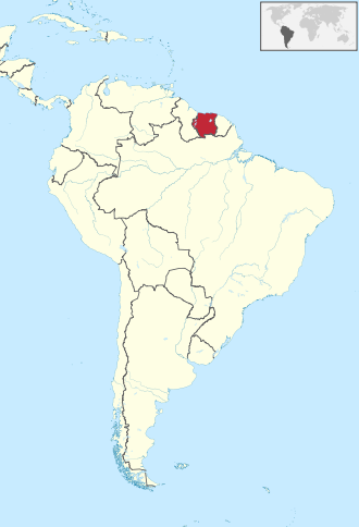 Suriname in South America.svg