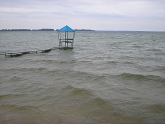 Der See bei Schlechtwetter