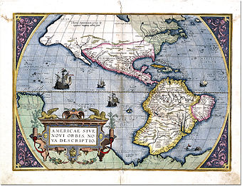 Americae Sive Novi Orbis, Nova Descriptio, 1579
