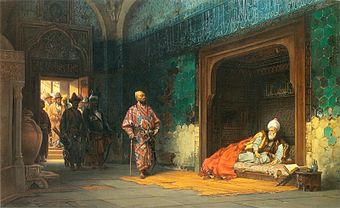 Stanisław Chlebowski: Sultan Bajazyt von Tamerlan eingekerkert (1878)