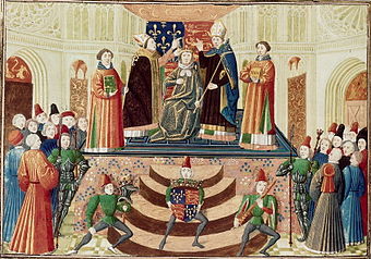 Krönung Heinrichs IV., um 1470