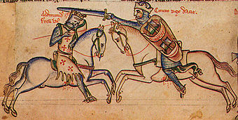 Knut der Große besiegt Edmund Ironside bei Ashington
