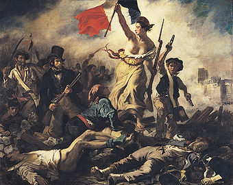 ‚Die Freiheit führt das Volk’ von Eugène Delacroix (1830)