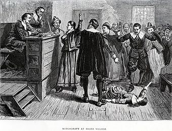 Gerichtssaal der Verhandlung der Hexenprozesse von Salem