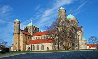 Michaeliskirche, Hildesheim, Ansicht von Südosten