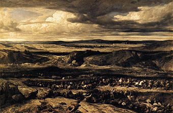 Die Niederlage der Kimbern, Alexandre-Gabriel Decamps (1803-1860)