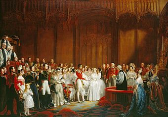 The Marriage of Queen Victoria von Sir George Hayter