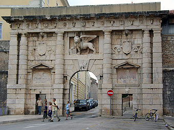 Das Landtor - die Porta Terraferma von Zadar