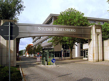 Eingang Filmstudio Babelsberg heute