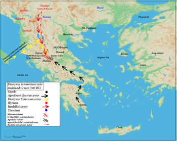 Feldzug des Dionysius in Griechenland