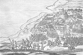 Einnahme der Festung Älvsborg durch Friedrich II. von Dänemark