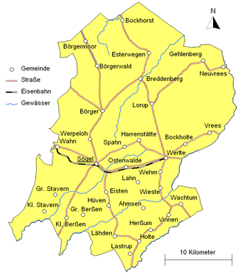 Landkreis Hümmling 1932