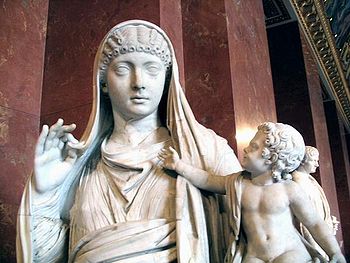 Messalina mit Sohn Britannicus