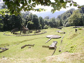 Ruinen der dakischen Festung Sarmizegetusa