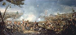 „Schlacht von Waterloo“Gemälde von William Sadler (1782 - 1839)