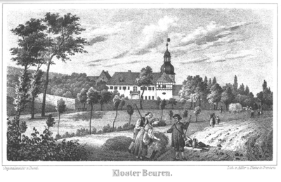 Kloster Beuren nach Duval (um 1840)