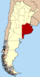 Lage der Provinz Buenos Aires