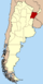 Lage der Provinz Corrientes