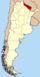 Lage der Provinz Formosa