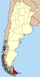 Lage der Provinz Tierra del Fuego