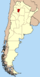 Lage der Provinz Tucumán
