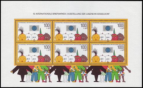 DBP 1990 Block 21 Briefmarkenausstellung der Jugend.jpg