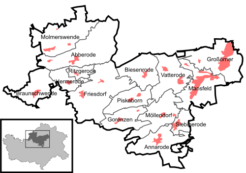 Districts of Mansfeld.svg