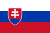 Die Nationalflagge der Slowakei