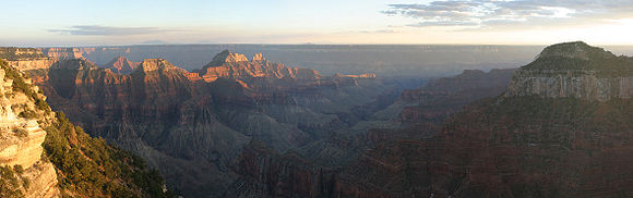 Blick vom North Rim auf den Grand Canyon