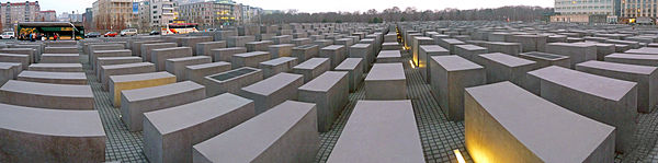 Panorama des Denkmals für die ermordeten Juden Europas