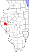 Map of Illinois highlighting Brown County.svg
