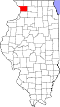 Map of Illinois highlighting Carroll County.svg