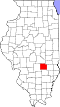Map of Illinois highlighting Effingham County.svg