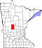 Map of Minnesota highlighting Todd County.svg