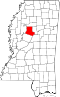 Map of Mississippi highlighting Carroll County.svg