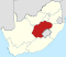 Map of South Africa with the Free State highlighted.svg
