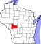 Map of Wisconsin highlighting Jackson County.svg