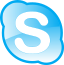 Skype-Logo als Symbol