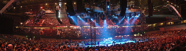 Panorama während des Metallica-Konzerts zur Death Magnetic Tour am 30. März 2009